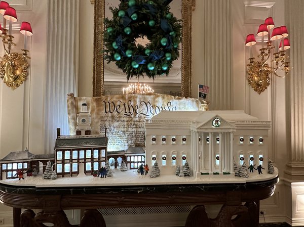 Christmas decorations at the White House.