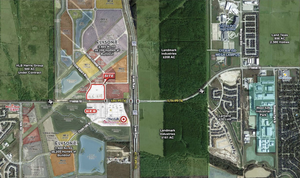 Two retail centers underway in Elyson community, adjacent H-E-B planned -  Houston Business Journal