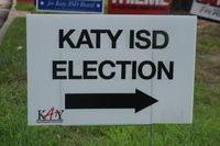 Katy ISD election sign